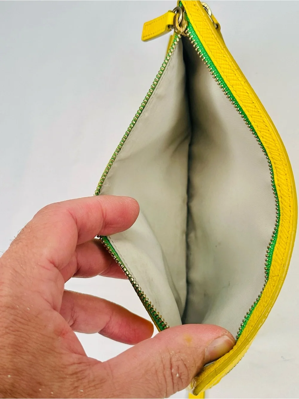 Smythson Panama Leather Multi-Zip Currency Case